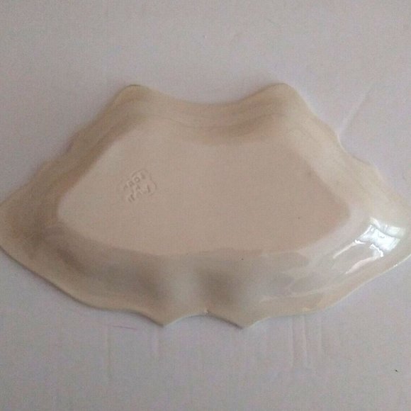 Lazy Susan Dishes Trinket Trays Made In Italy Hand Painted Repurposed - Picture 2 of 3